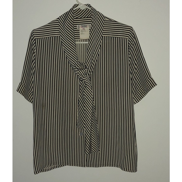 Yves Saint Laurent Tops - Vintage Yves Saint Laurent Stripe Blouse